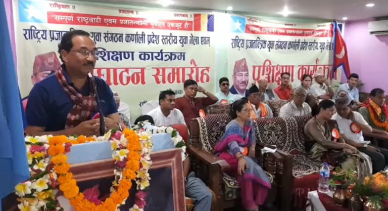 देशको जिम्मेवारी युवाको काँधमा : थापा