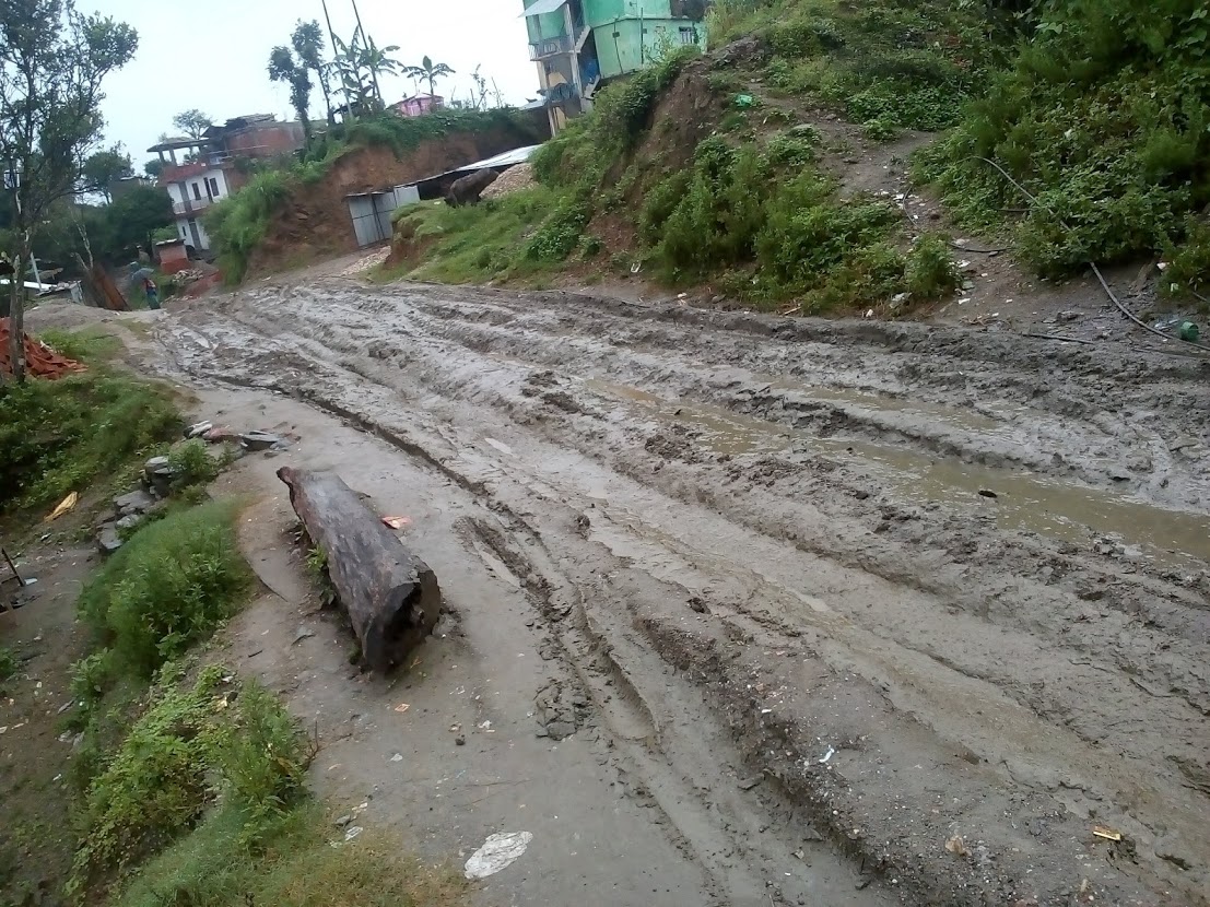 सडक हिलाम्मे हुदाँ नगरबासी समस्यामा