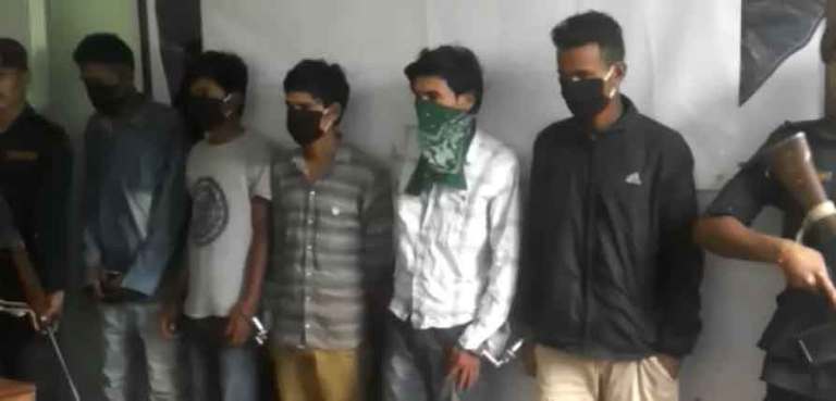 सुर्खेतमा ब्राउन सुगरसहित ५ जना पक्राउ
