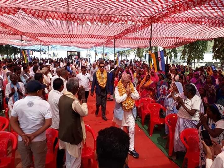 राप्रपा (संयुक्त) लाई रेडकार्पेटमा स्वागत