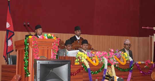 कर्णाली प्रदेशको नीति तथा कार्यक्रम प्रस्तुत (पूर्णपाठ सहित)