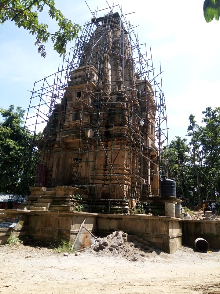 काँक्रेविहारमा शिखर शैलीको मन्दिर निर्माण सम्पन्न