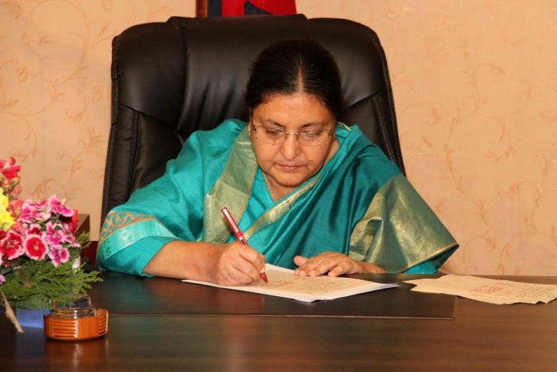 राष्ट्रपतिले खारेज गरिन् विवादित दुवै अध्यादेश