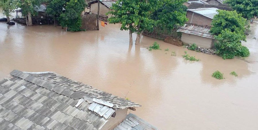 बाँकेमा ११४ गाउँ बाढीको उच्च जोखिममा