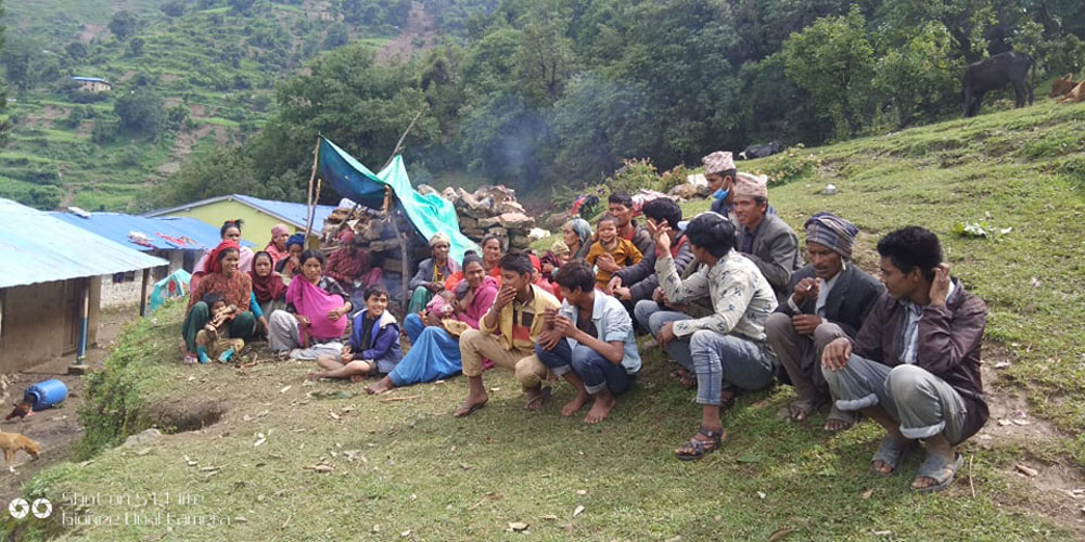 राहतको पर्खाइमा जाजरकोटका पहिरो पीडित
